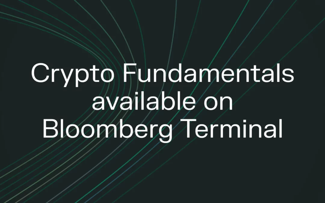 Crypto Fundamentals application launches today on the Bloomberg App Portal